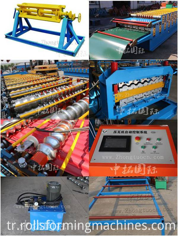 çift katmanlı rulo şekillendirme makinesi double layer roll forming machine